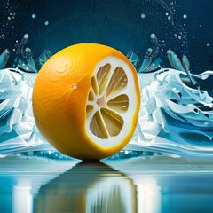 lemon in water