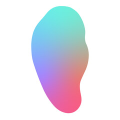 Gradient fluid shape