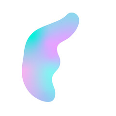 Gradient fluid shape