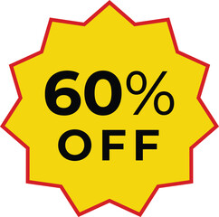 Price tags, special offer or shopping discount label with percent, discount. Red Paper sticker. 10, 20, 25, 30, 35, 40, 50, 60, 70, 80, 90 percent price. Promotional sale. Vector illustration.