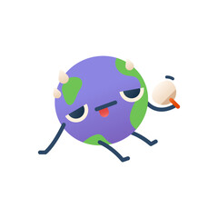 High temperature gradient illustration