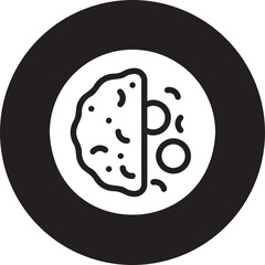 omelette glyph icon