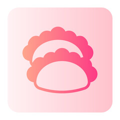 dumplings gradient icon