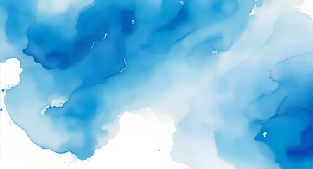 Elegant Blue Abstract Watercolor Background, Colorful Liquid Paint Abstract, Abstract Watercolor Texture, High Resolution