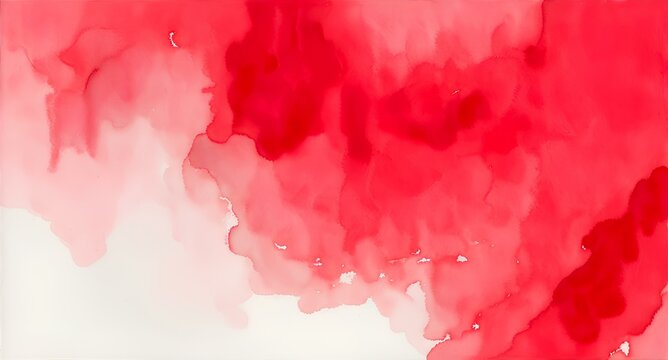 Elegant Red Abstract Watercolor Background, Colorful Liquid Paint Abstract, Abstract Watercolor Texture, High Resolution