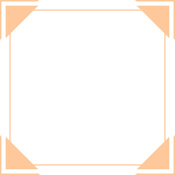 Geometric Square Frame Simple Text Box Quote