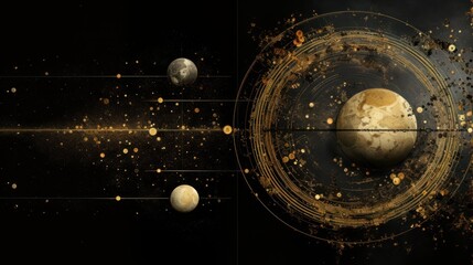 The Enigmatic Cosmos of Onyx & Gold