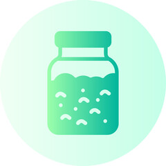 rolled oats gradient icon