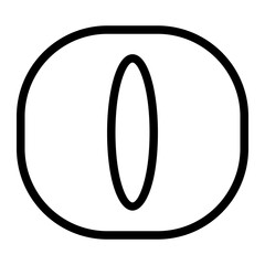 letter o icon