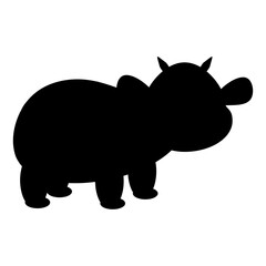 silhouette cow