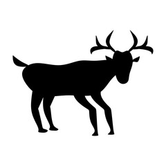 deer silhouette vector