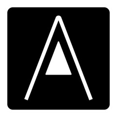 letter a icon