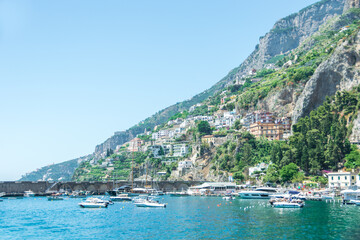 Fototapeta na wymiar Amalfi's Architectural Gems: A Visual Feast of Coastal Beauty, Italy