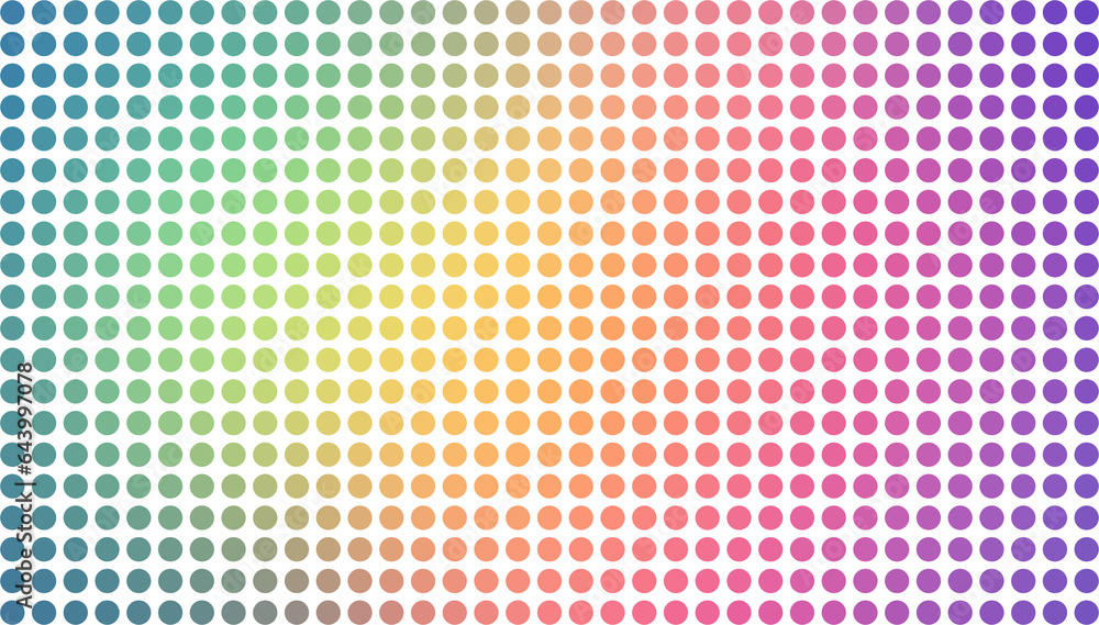 Poster abstract colorful geometric composition with textured circle and minimal design