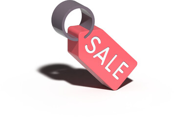 sale tag 3d logo icon