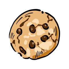 Fototapeta premium cookie cartoon vector 2