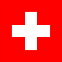 Fototapeta premium Flag of Switzerland