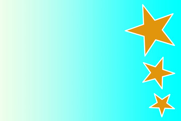 Fondo azuGradient light blue background, with gold stars on one side. Space for text or idea. Merry christmas.l abs-con transpariencia- 200523