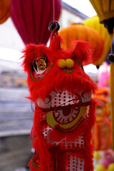Dancing lion lantern decoration for kid during Chinese mid autumn festival