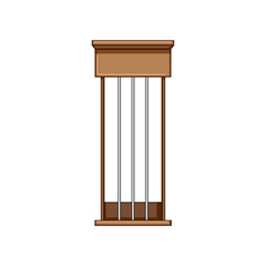 abstract podium cartoon. scene studio, cylinder geometric, light minimal abstract podium sign. isolated symbol vector illustration