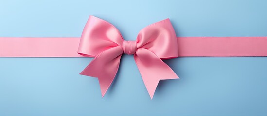 Awareness ribbon for birth defects SID infertility pregnancy loss and prenatal infection prevention on a isolated pastel background Copy space Clipping path included