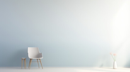 Minimalist Bliss, a clean and minimalist wallpaper featuring simple lines, subtle gradients, and a soothing color palette. AI generative