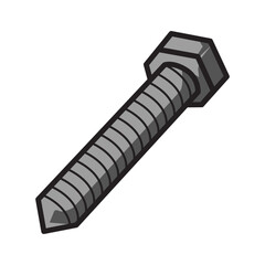Iron Screw Clipart