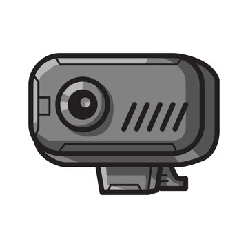 Computer Web Cam Attachable Clipart