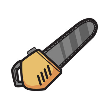 Chainsaw Machine Clipart