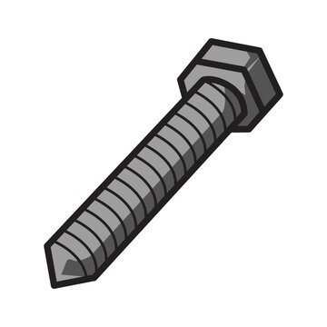 Iron Screw Clipart