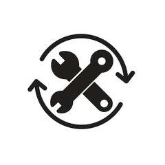 Utility tools vector illustration icon.