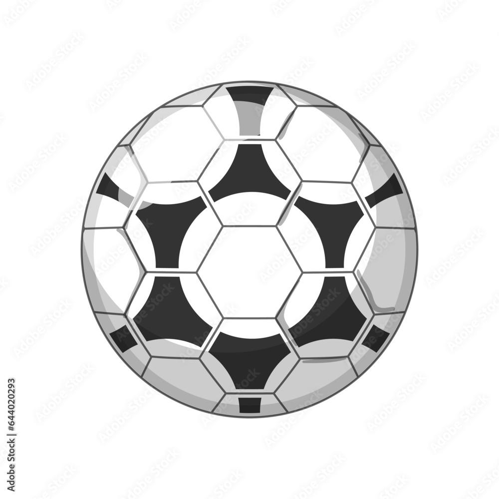 Canvas Prints team soccer ball cartoon. match foot, game tournament, championship goal team soccer ball sign. isol