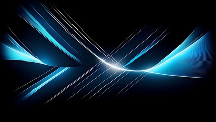 ai generated desktop wallpaper,abstract blue neon background,abstract wave motion background