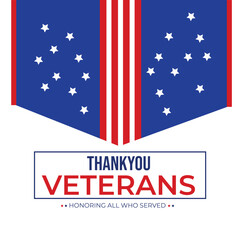 Happy Veterans Day. Greeting card with USA flag and soldiers on background with texture. National American holiday event