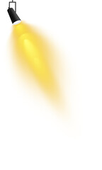 Bright Yellow Spotlight. Scene. Light Effects. Glow light effect. Glowing lamp. PNG.