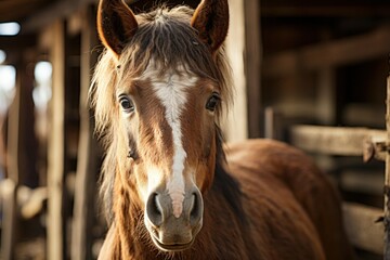 :horse portrait close up