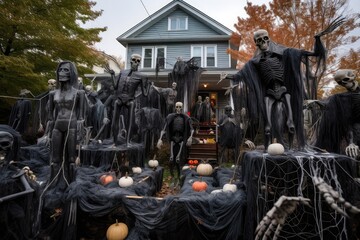 Obraz premium Halloween house decoration