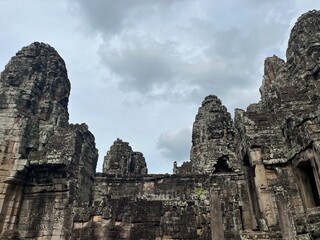 Fototapeta na wymiar Bayon, Angkor ruins, Siem Reap, Cambodia