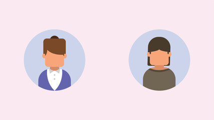 business avatar women vector set
