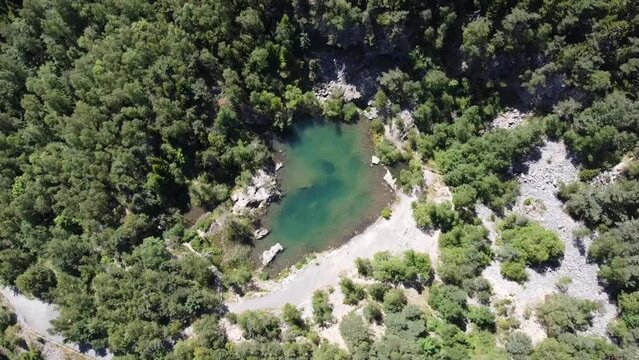 Le Lac Bleu, Champclause, Haute-Loire, Auvergne Rh&ocirc;ne Alpes, Massif Central, France, Europe