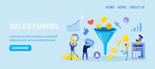 Sales funnel analysis. Digital marketing. Strategy, conversion rate optimization. Lead generation. Social media, SMM to attract buyers. Communication for attracting new customers and making profit