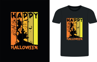 Happy Halloween typography t shirt design, typography t shirt design, inspirational quotes t-shirt design