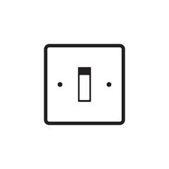 light switch icon design vector islolated