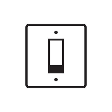 light switch icon design vector islolated