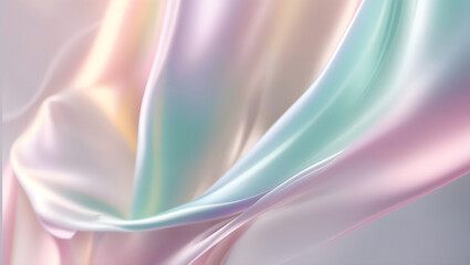 Serene Silk Stripes Abstract Background