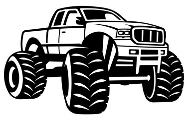 Monster Truck SVG, Off Road SVG, Sport Truck SVG, Truck SVG © Nina