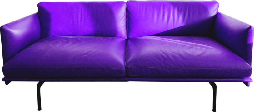 보라색 소파