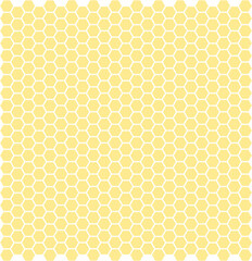 Yellow seamless honeycomb pattern.