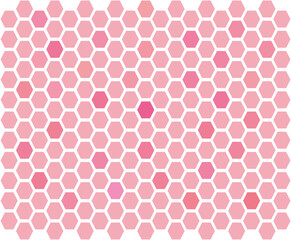 Pink honeycomb seamless pattern. Cute Pink background.