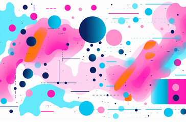 幾何学のビジネスイメージ背景イラスト